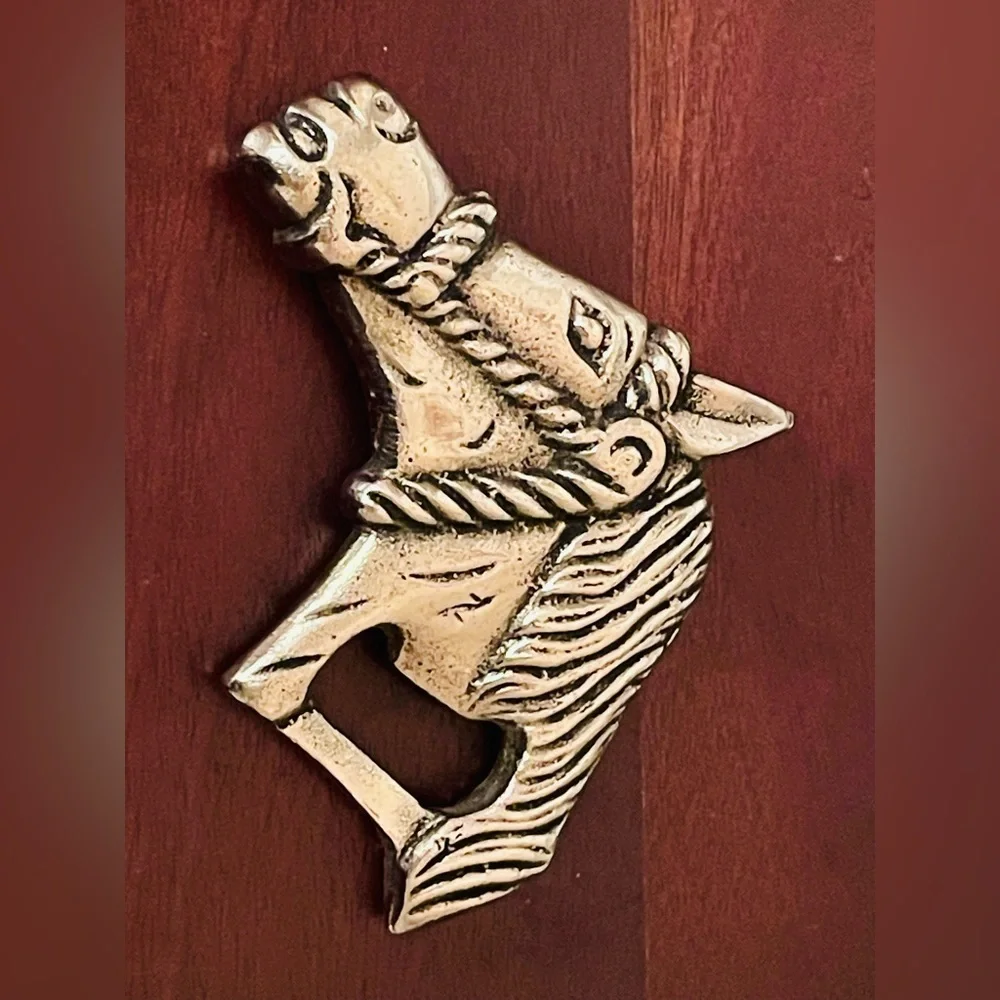 Vintage Stamped Silverton Horse Head Cast Metal Bottle Opener - Picture 5 of 8